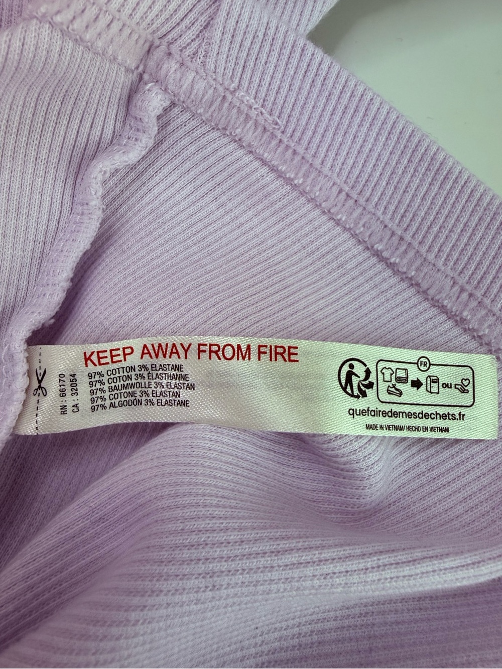 Free People Movement | Ribbed Henley Long Sleeve Top | Lavender | Medium - Picture 5 of 10